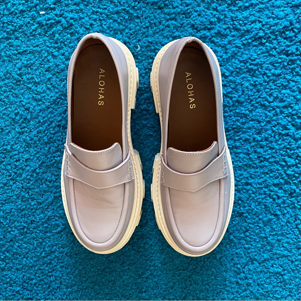 Aloha Trailblazer chunky platform loafer in lavender - Picture 2 of 4
